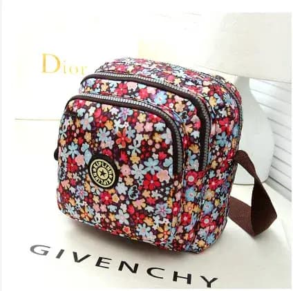 Petit sac à main carré alertes onal en toile pour femme
