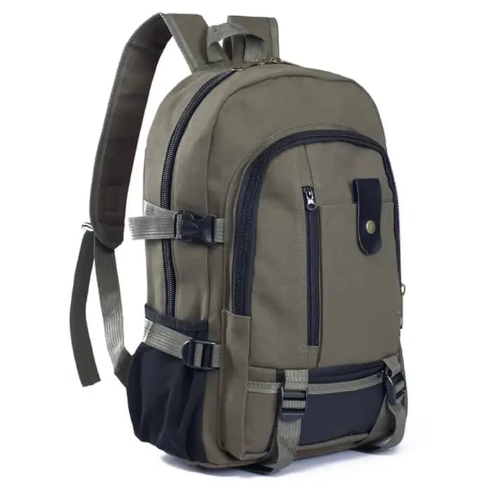 Sac à dos vintage en toile pour camping