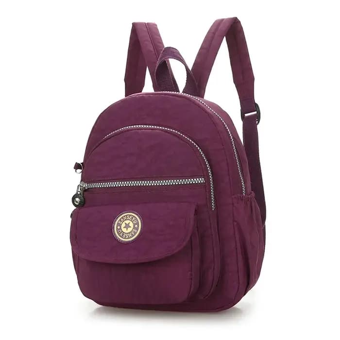Sac à dos en nylon imperméable pour femme
