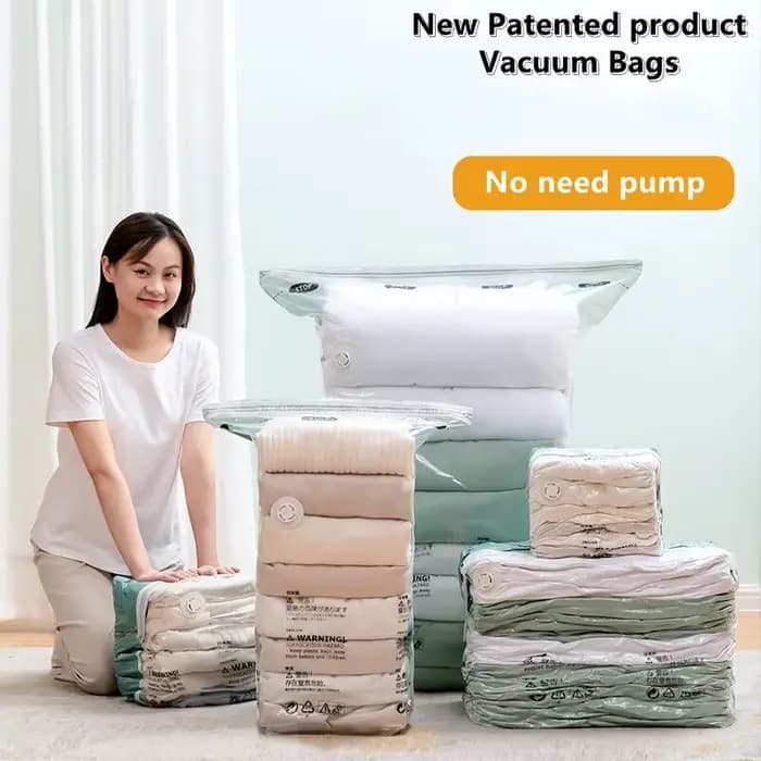 Pas besoin de pompe sacs sous vide grands