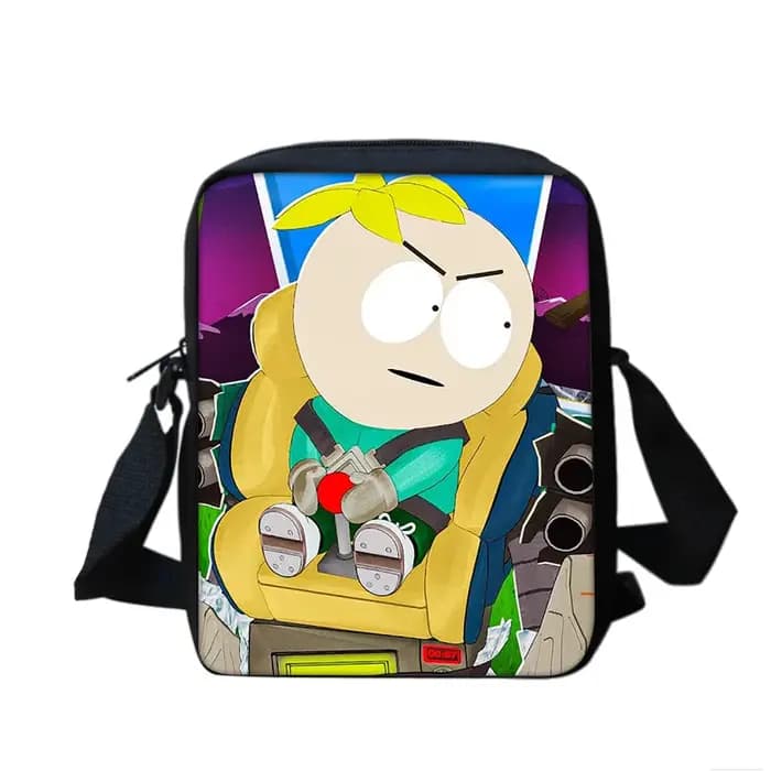 Sac à bandoulière multifonctionnel South Park de grande capacité, le cadeau idéal pour les garçons e