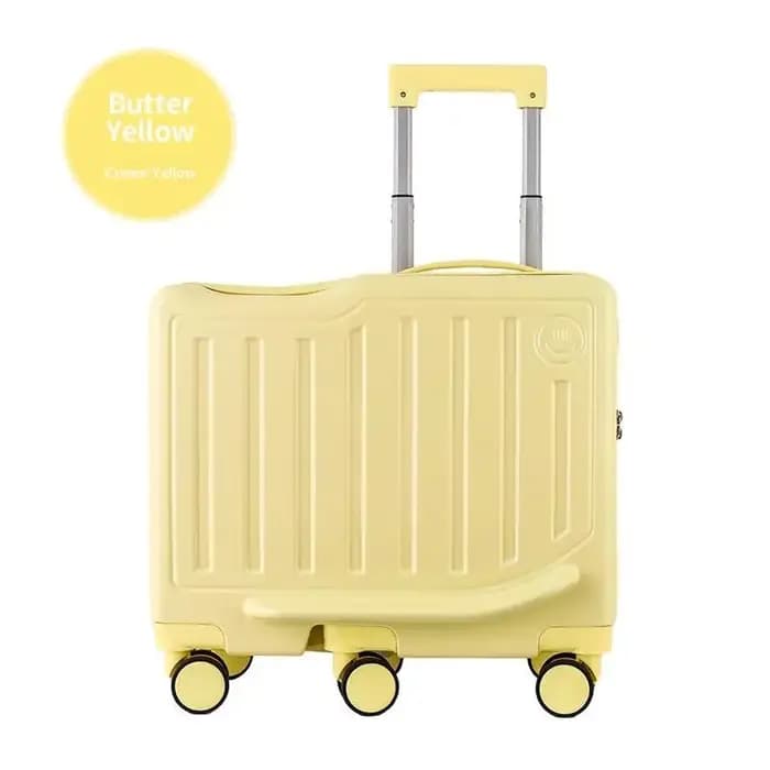 Valise à roulettes pour enfants, 20 pouces, avec serrure à code, portable, pour les courts séjours,