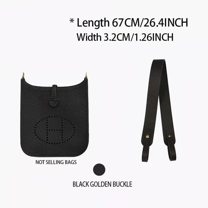 Sangle de sac en cuir microfibre 67cm et organisateur pour sac Evelyne, bretelles souples de remplac
