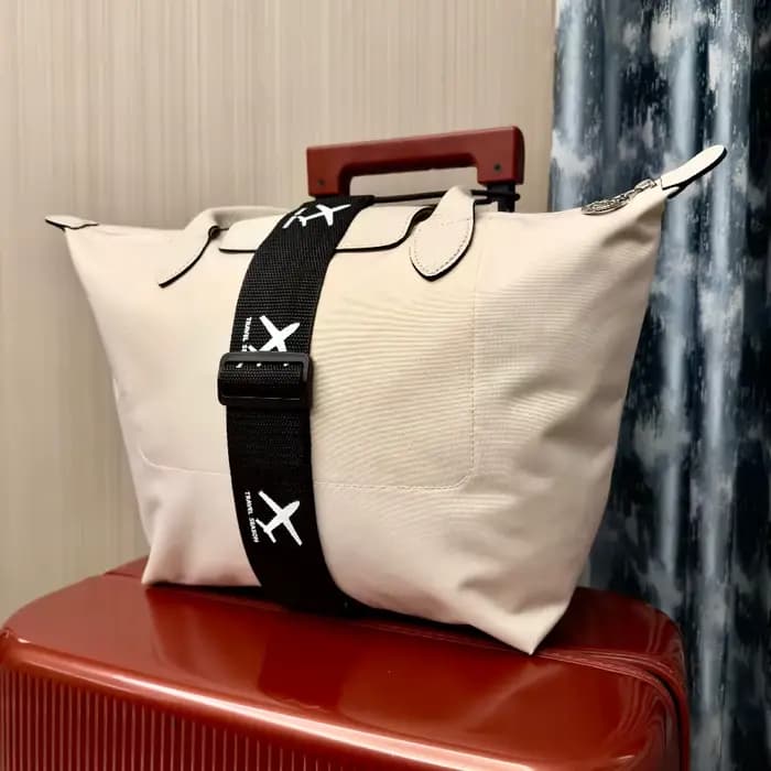 Sangle de bagage fixe en nylon imprimé d'avion avec un paquet