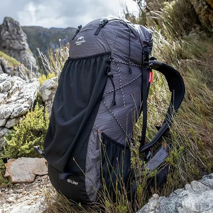 Natureifa-Sac à dos d'escalade de camping avec housse de pluie