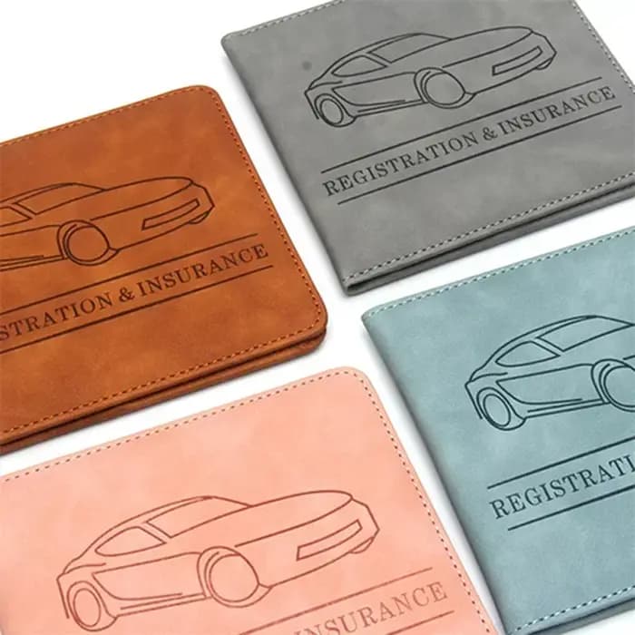 Porte-cartes et documents essentiels pour l'immatriculation et l'assurance de la voiture, accessoires de voiture, boîte de données du véhicule, portefeuille