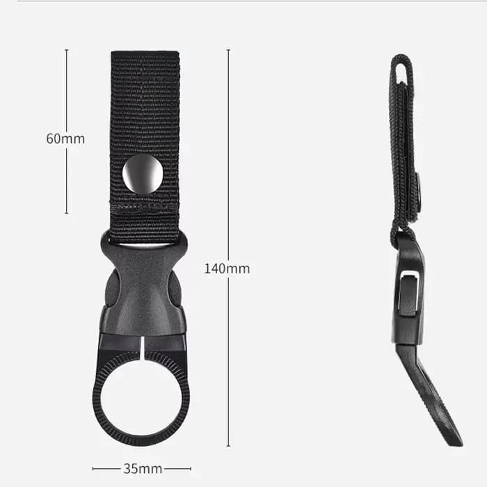 Mousqueton en nylon EDC pour porte-bouteille d'eau