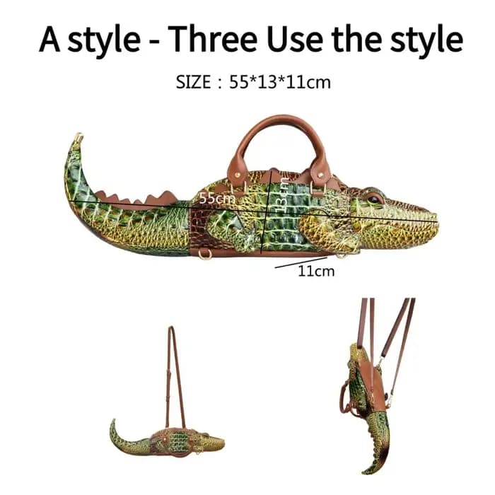 Nouveau sac à main tendance en forme de crocodile pour femmes