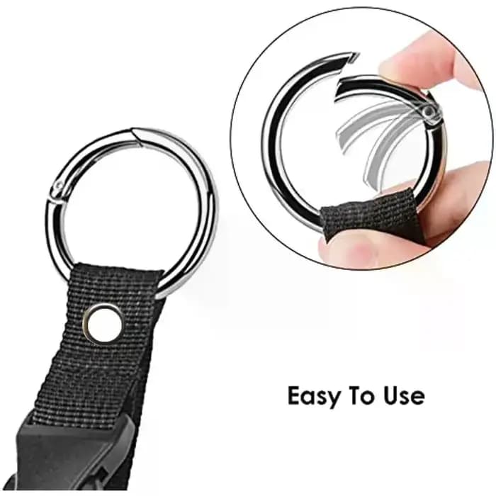 Ensemble de sangles de bagages réglables (1/2 pièces) : ceinture externe pour sac à dos avec boucle à dégagement rapide - Fixe les vestes et l'équipement pendant les voyages