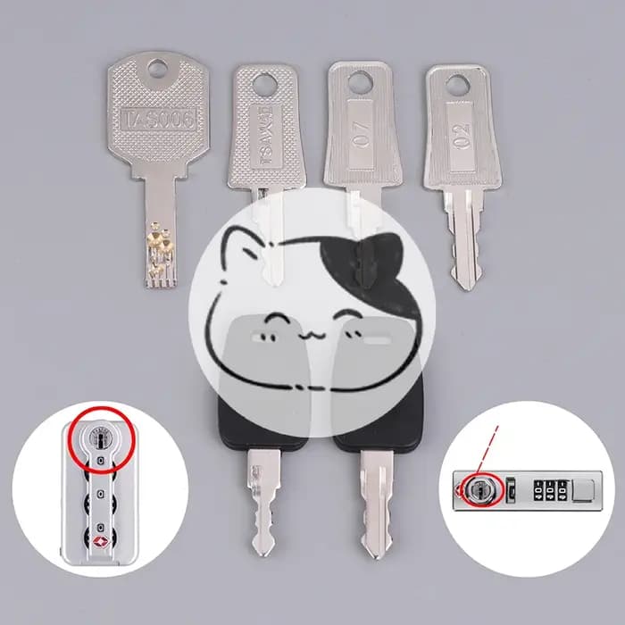 Clé de bagage TSA populaire 007 TSA002 TSA006 – Clé universelle de sécurité pour valise