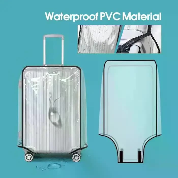 Housse de protection transparente pour bagages de voyage