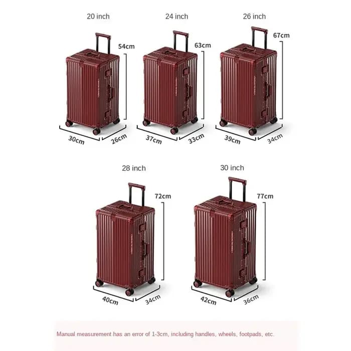 Valise multifonctionnelle grande capacité 30 pouces