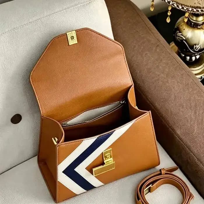 Sac à main élégant pour femme avec motif géométrique
