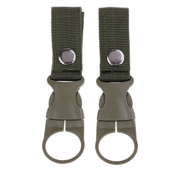 2 pièces porte-bouteille d'eau escalade mousqueton ceinture sac à dos cintre crochets pince multifon