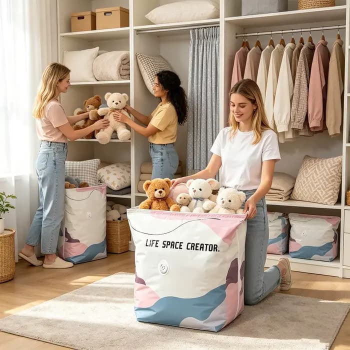 Sacs sous vide pour vêtements, portables, réutilisables, hermétiques, sacs de rangement sous vide pour vêtements, oreillers, couettes, literie