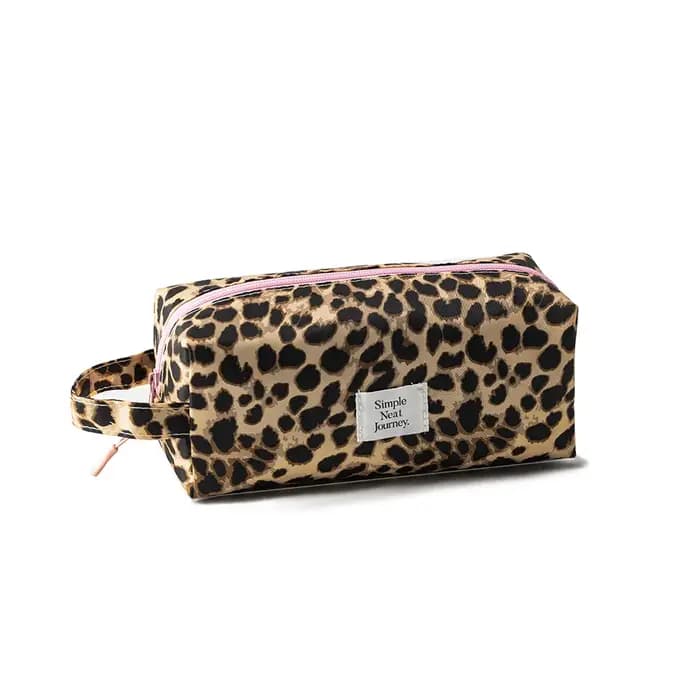 Sacs cosmétiques, ensemble de sacs de voyage léopard, trousse de toilette, trousse de maquillage, sac de voyage portable pour voyages d'affaires, organisateur de vêtements, sac à vêtements