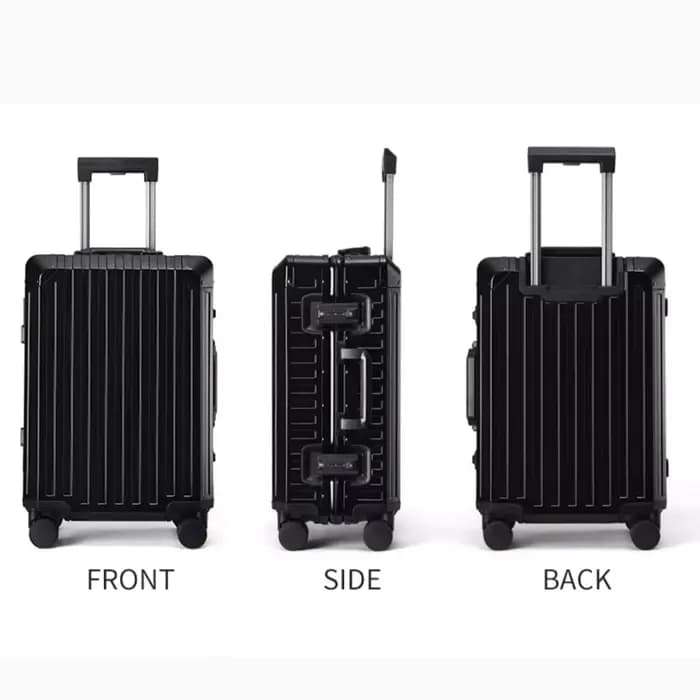 Nouveau Style tout en aluminium 20 "24" 28 "pouces valise de voyage continuer