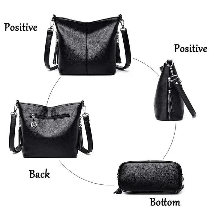 Sacs à bandoulière en cuir souple pour femmes