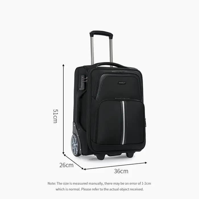 Valise de voyage de 20 pouces en tissu Oxford