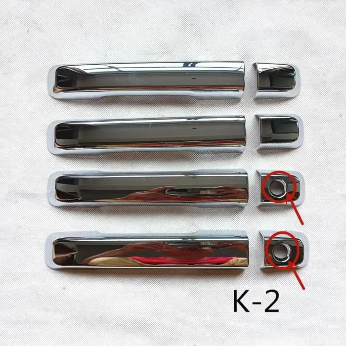 Couvercle de Poignée de Porte en Plastique Chromé