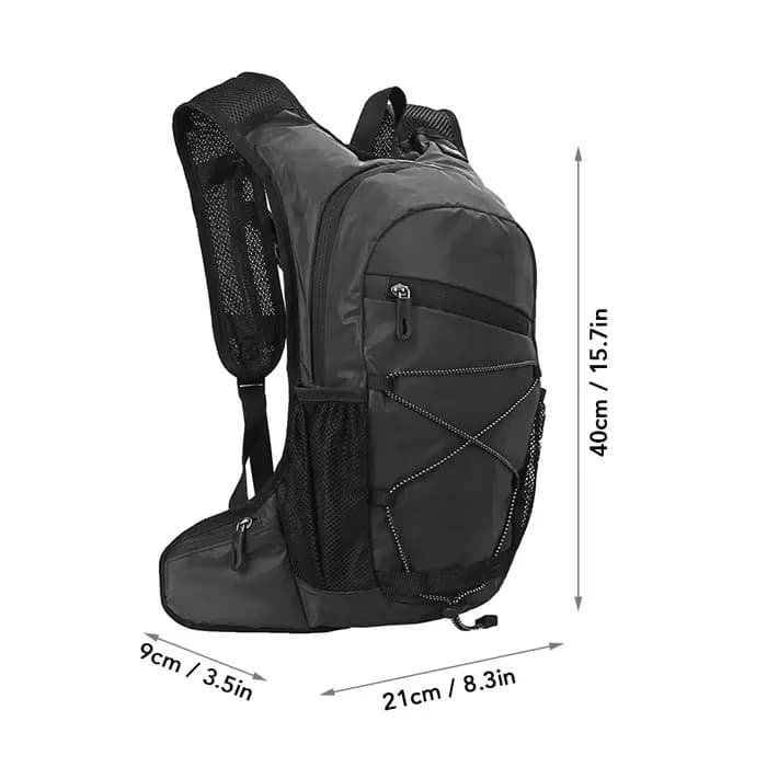 Sac à dos d'hydratation à haute visibilité pour sports de plein air