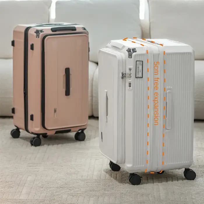 Valise en matériau PC de grande capacité