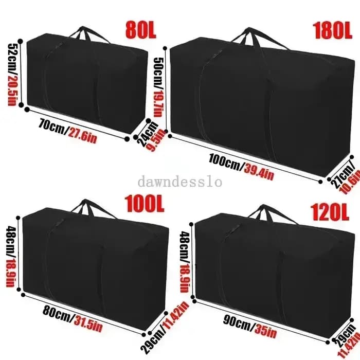 Sacs à bagages mobiles imperméables Extra larges
