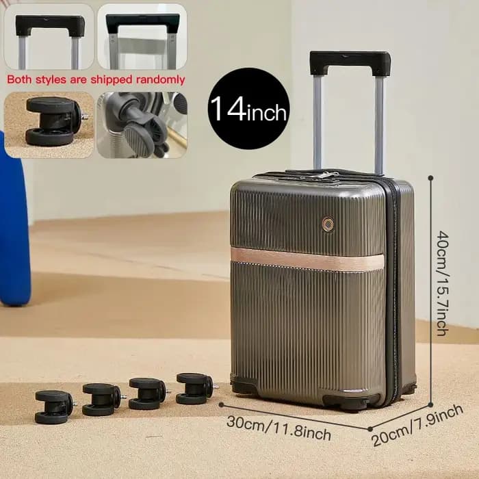 Mini sac à bagages de 14 pouces, petit sac de voyage pour bagages d'embarquement, sac de voyage pour bagages capacables, 7KG, transport à main