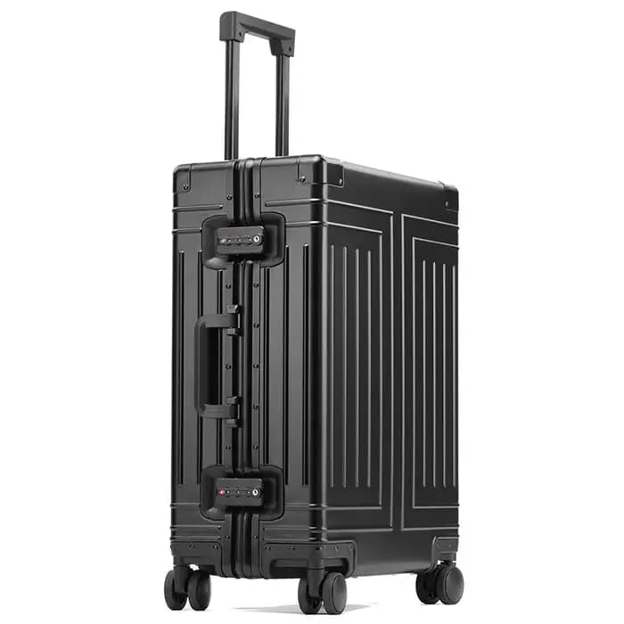 Bagage tout en aluminium 20/24/26/29 pouces - Valise rigide avec roulettes et serrure TSA
