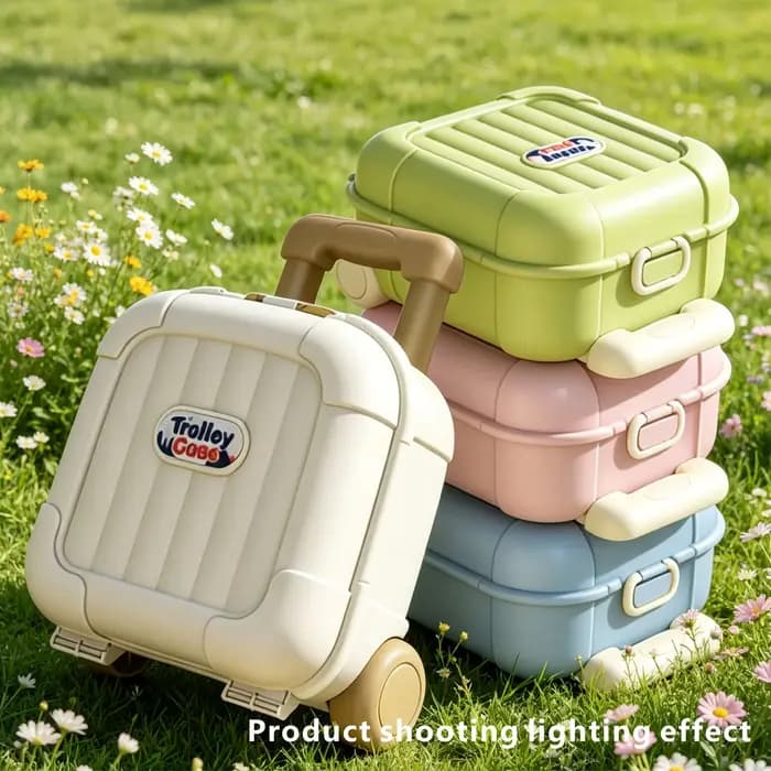 Valise mignonne et compacte, conçue spécifiquement pour gagner de la place. Parfait pour les sorties, les voyages en avion, les trajets en train et le camping. Équipé de roulettes universelles, il est
