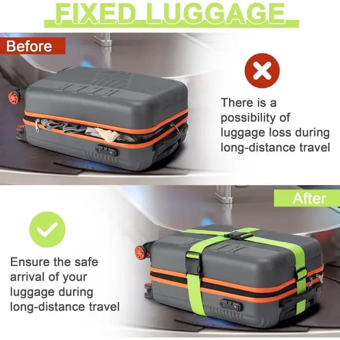 Ensemble de 4 sangles de bagages