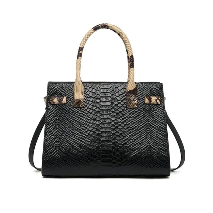 ZOOLER marque chaude 100% en cuir véritable sac à bandoulière unique femmes d'affaires noir motif Animal sacs à main haut de gamme fourre-tout # YC350
