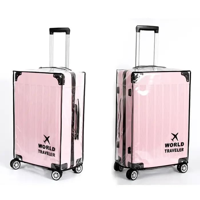 Housse de protection transparente pour bagages de voyage