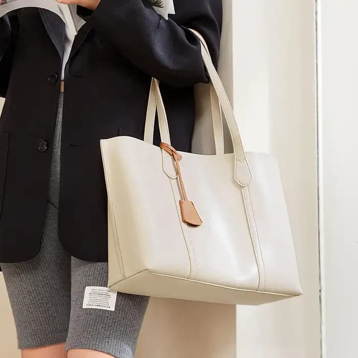 SEMIR-Sac de Travail Polyvalent de Haute Qualité pour Femme, Fourre-Tout Simple Décontracté pour Étu