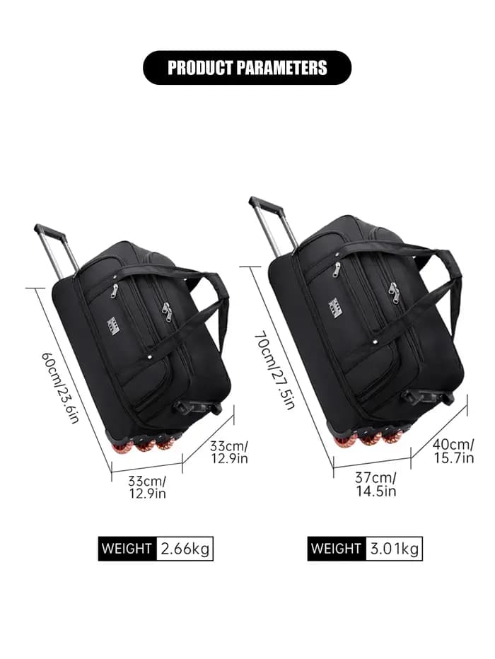 Sac de voyage à roulettes multifonctionnel