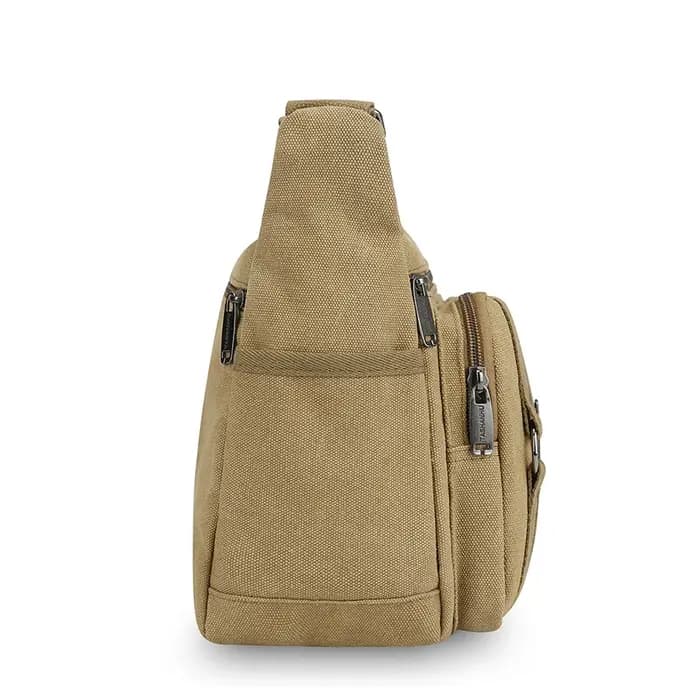 Sac à bandoulière en toile pour hommes – Sac messager élégant pour les voyages décontractés et l'utilisation quotidienne
