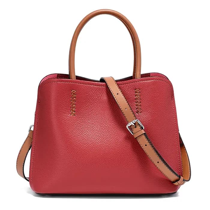 Sac Shopper Zency en Cuir Véritable pour Femme