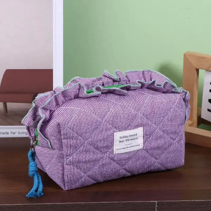 Trousse de maquillage cosmétique Vintage vichy pour femmes
