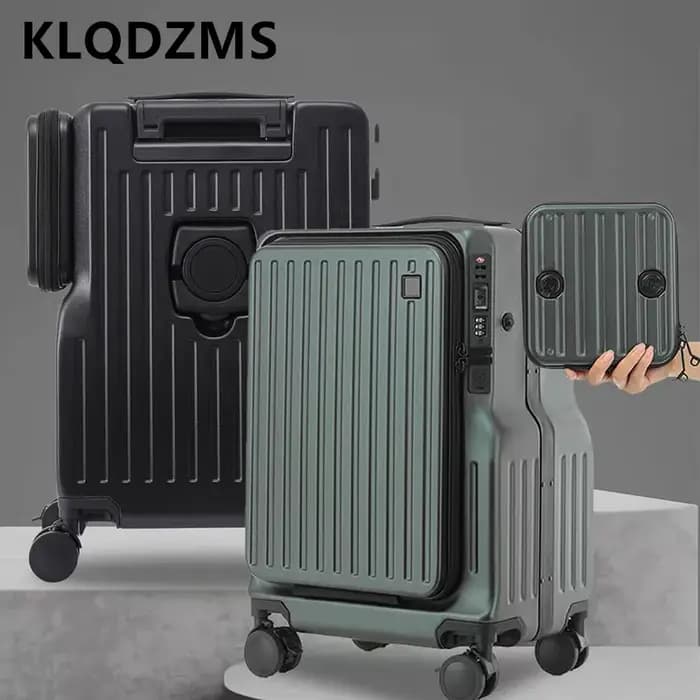 KLQDZMS Valise cabine pour ordinateur portable 20 pouces en ABS+PC
