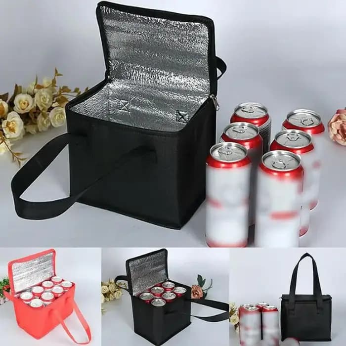 Sac Isotherme Portable Grande Capacité avec Fermeture Éclair