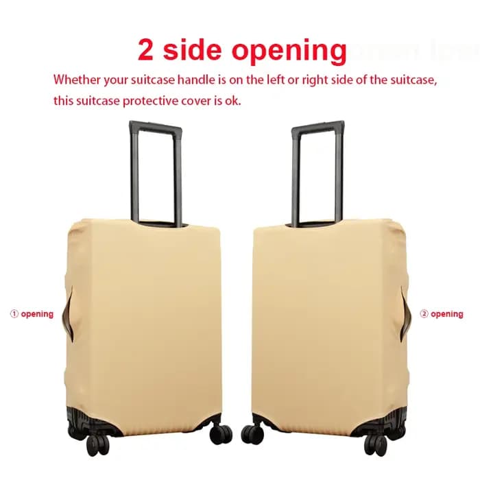 Juste de bagage imprimée carte et avion