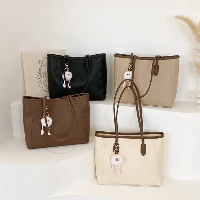 Sac fourre-tout à bandoulière grande capacité tendance pour femme