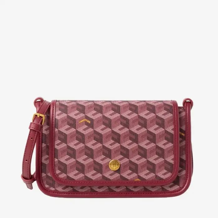 Sac messager de luxe à monogramme pour femmes
