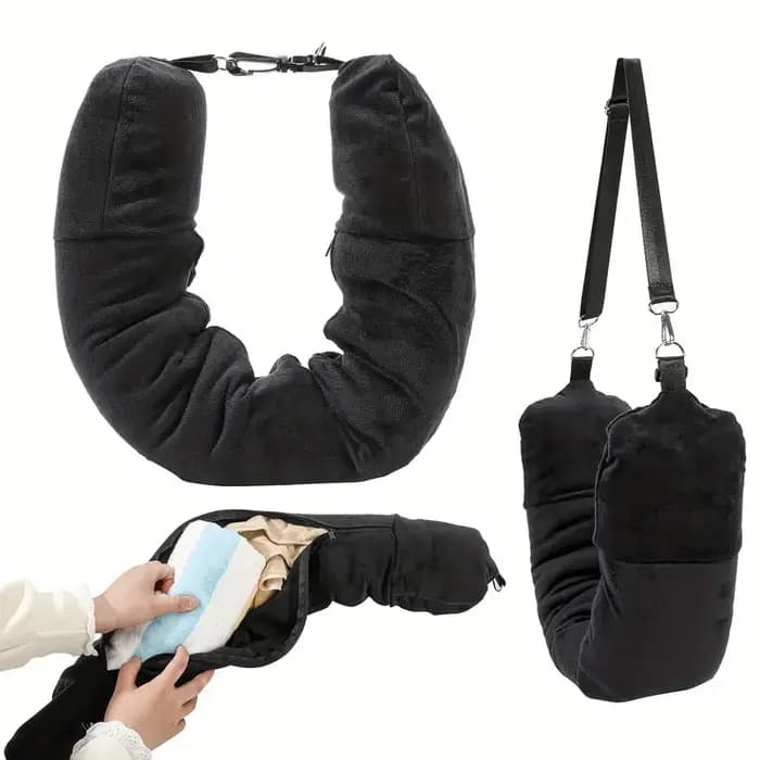 1 pièce Housse de coussin de voyage en forme de U
