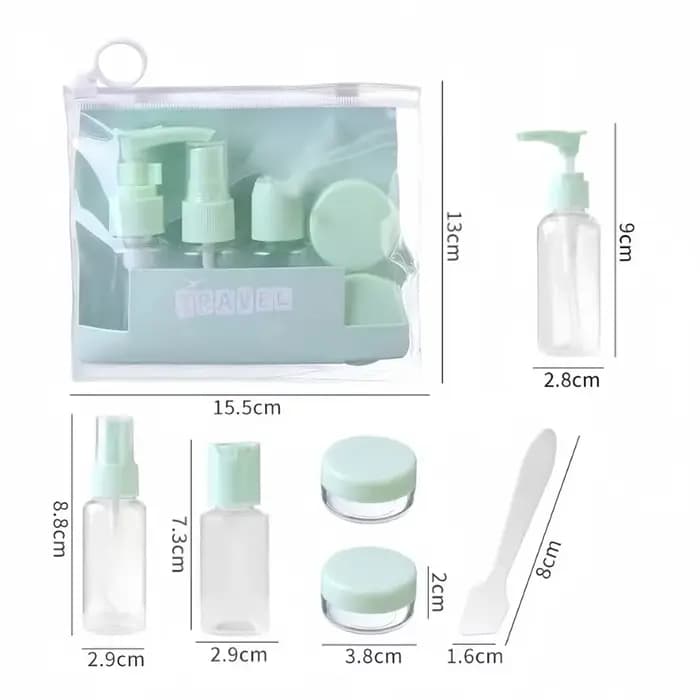 Ensemble de bouteilles de voyage 6 pièces pour articles de toilette