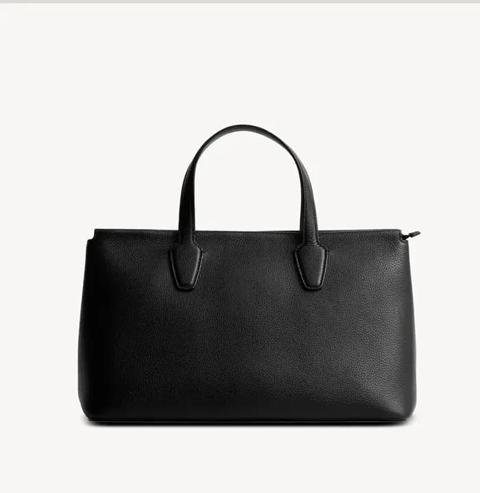 The Row Marcel, sacoche en cuir de luxe
