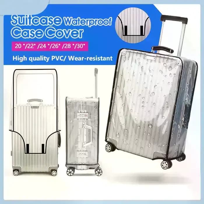 Housse de protection transparente pour bagages de voyage