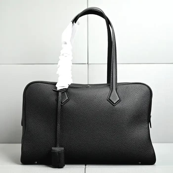 Sac bowling en cuir véritable pour femme