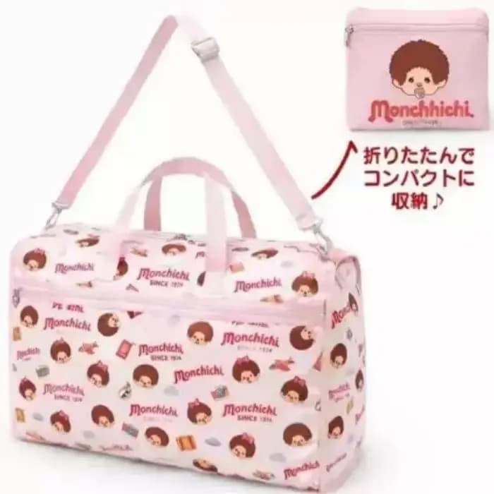 Sac de voyage pliable Monchhichi motif dessin animé