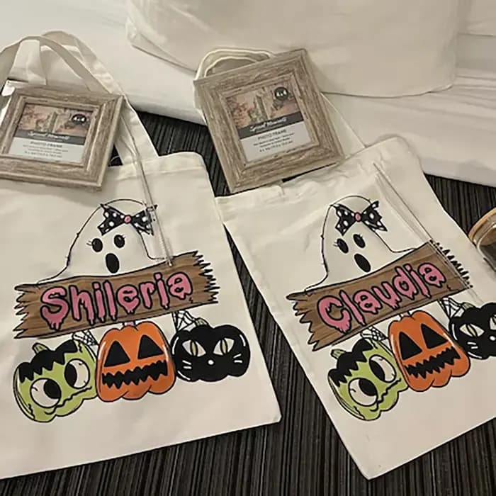 Sac fourre-tout personnalisé pour Halloween